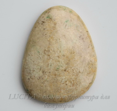 Кабошон Коралл 39,3х30,3х6,4 мм №17