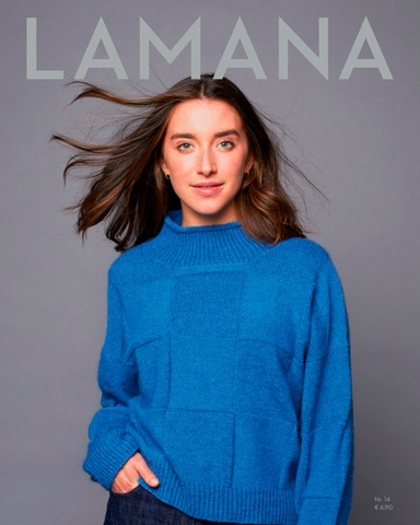 Журнал "LAMANA" № 14, 15 моделей, на немецком языке, с переводом на русский язык (вкладыш)