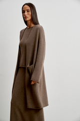 Кардиган ISABEL, шоколадный