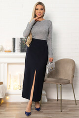 Юбка Асмира (темно-синяя) Ю14884-4М LT Collection