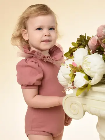 Боди с декоративным воротничком