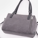 Сумка Саломея 1105 македония серый + черный