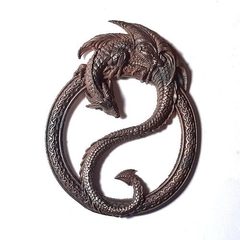 Силиконовый молд Дракон в круге ( Игра престолов)