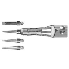 STAYER PS 400, 45 Вт, 1200°С, в наборе: 5 в 1, пьезоподжиг, горелка, фен, 4 жала, газовый паяльник, Professional(55505-H6)