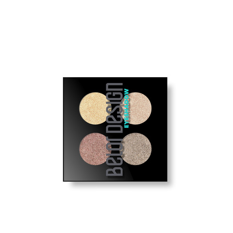 Тени д/век Delicate (сборки 4-х цветные) сборка №52 перламутрово-золотые