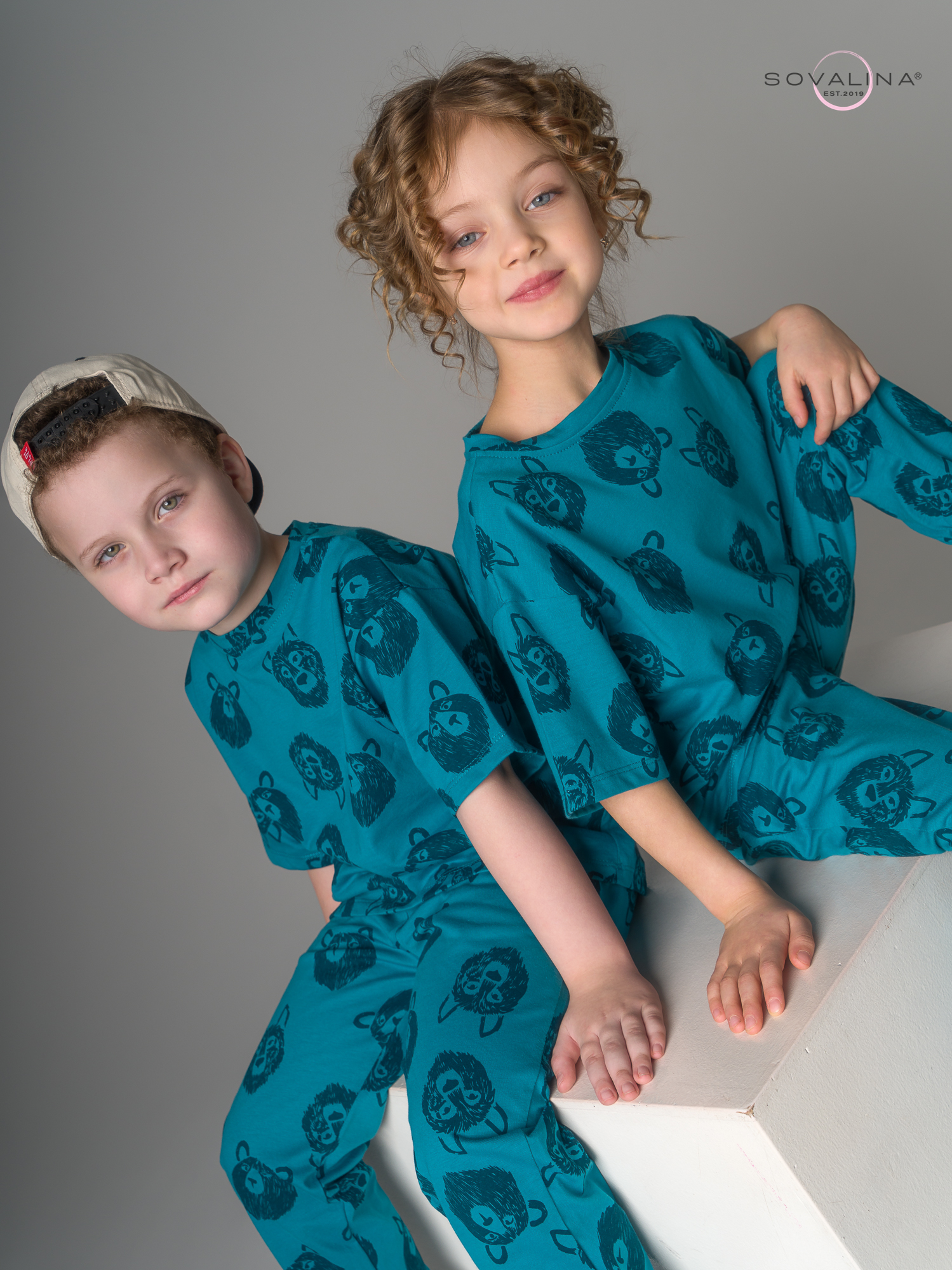 Костюм Daily men волки зеленый