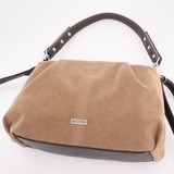 Сумка Саломея 204 эко-замша песочный