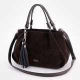 Сумка Саломея 607 эко-замша кофе