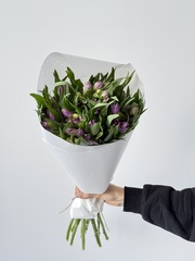 Охапка альстромерии в фиолетовом оттенке 10 шт