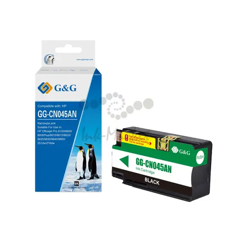 Картридж струйный G&G GG-CN045AN CN045AE черный (73мл) для HP DJ Pro 8100/8600