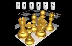 Силиконовые молды Шахматы классика дизайнерские . набор 6 шт