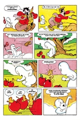 Древние комиксы. Каспер — дружелюбное привидение. Техника пугания