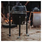 Гриль керамический Monolith Grill Junior Pro Serie 2.0 черный с подставкой