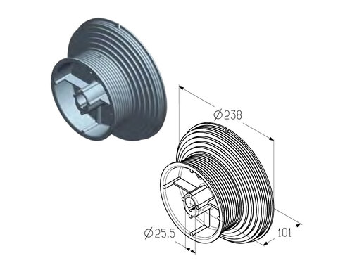 ALUTECH Барабан, CD120H