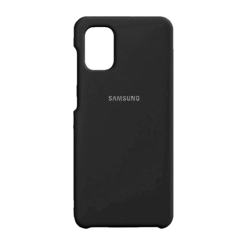 Силиконовый чехол Silicone Cover для Samsung Galaxy M51 (Черный)