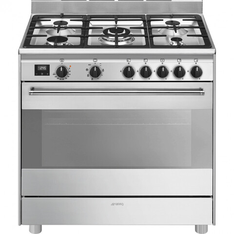 SMEG BG91X2 Отдельностоящий варочный центр, 90х60 см, цвет нержавеющая сталь