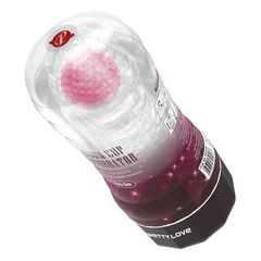 Прозрачный текстурированный мастурбатор Vacuum Cup Masturbator Black Hole - 