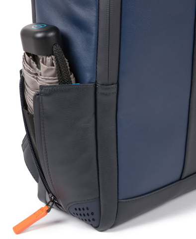 Рюкзак мужской Piquadro Urban, синий/серый, кожа натуральная (CA4818UB00/BLGR)