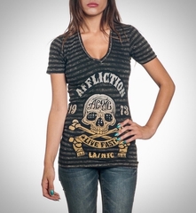 Футболка Affliction AC SKULL
