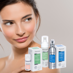 Комплекс для комбинированной и жирной кожи. От 20 до 35 лет. EMANSI