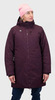 Утепленная парка Noname Wass Padded Parka Dark Rasberry женская