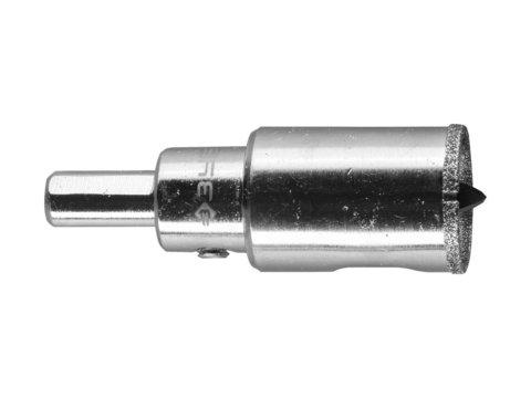 ЗУБР АГК d 24 мм (центр. сверло, трехгр. хвост, Р60), Алмазная коронка, Профессионал (29850-24)