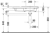 Раковина мебельная Duravit P3 Comforts 2334850030