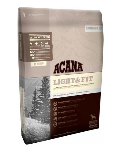 Acana Heritage Light & Fit сухой корм для собак облегченный 2 кг