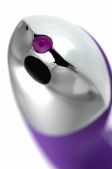Фиолетовый вибратор «Дрючка-удовольствие» - 20,5 см. - 