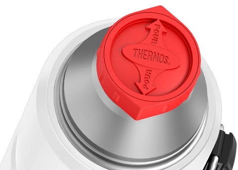 Термос для напитков Thermos SK2010 MWVY 1.2л. белый/красный (382740)