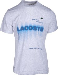 Теннисная футболка Lacoste x Daniil Medvedev T-Shirt - Gray