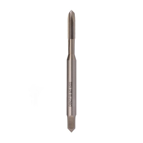 Метчик М 5,0х0,8 (Машинный) DIN371 HSS-G 6h B/4-5P 70мм a=4,9 Terrax by Ruko 232050TX