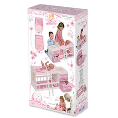 DeCuevas Кроватка для куклы двухъярусная серии Мария, 80 см (54323)