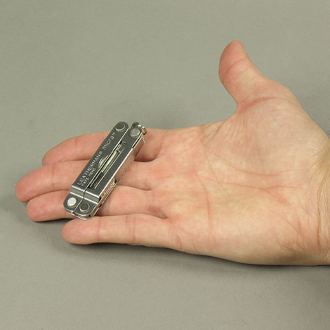 Мультитул Leatherman Micra, 10 функций, кожаный чехол