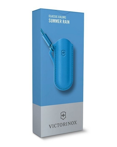 Чехол кожаный Victorinox для ножа 58 mm серии Classic SD Colors, Summer Rain (4.0670.2)