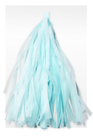 Тассел гирлянда Голубой светлый