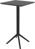 Стол пластиковый барный складной Siesta Contract Sky Folding Bar Table 60, черный