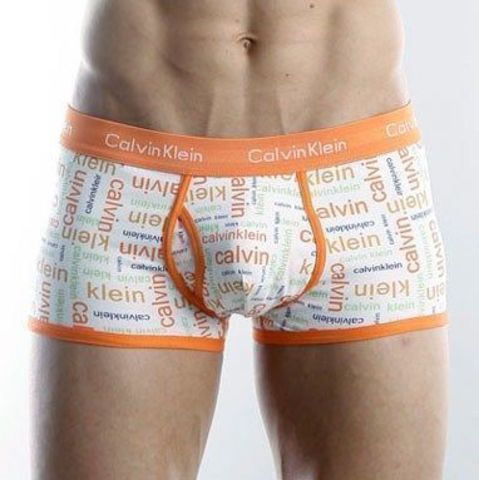 Мужские трусы боксеры Calvin Klein 365  Small Orange Letters