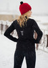 Теплая лыжная куртка Nordski Base 2021 Black-Red женская