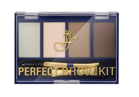 Ffleur Тени EB 07 для век и бровей PERFECT BROW KIT тон 3