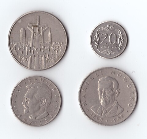 Польша набор монет 4 шт