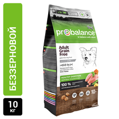 Сухой беззерновой корм Probalance Adult Grain Free для взрослых собак