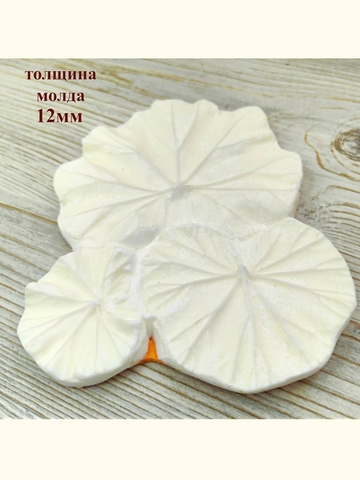 Молд листики 15х12см 