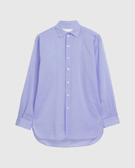 Мужская Рубашка из ткани оксфорд голубая