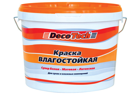 Краска «ВЛАГОСТОЙКАЯ» Decotech