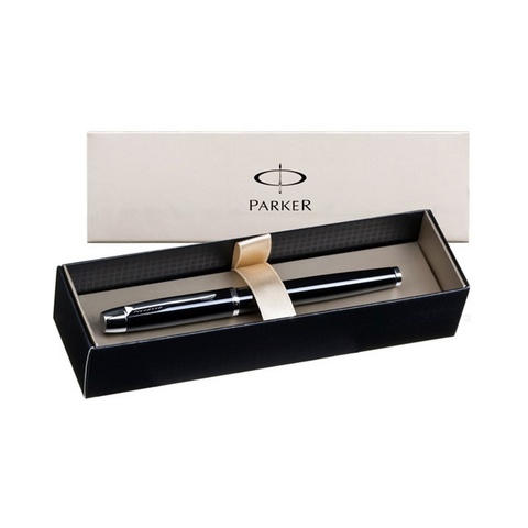 Ручка перьевая Parker IM Metal F221 Black СT, F (S0856180)