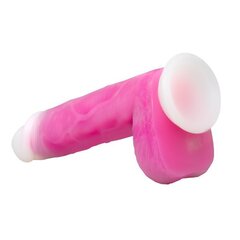 Розовый ротатор-реалистик Roxy 8 Inch Gyrating Dildo - 21,6 см. - 