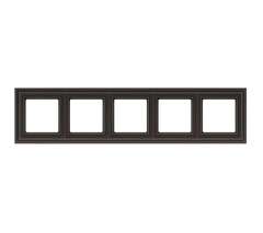 Рамка 5 постов коричневая омбре LIREGUS RETRO