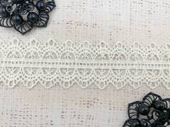 Кружево плетёное, ш. 3,5 см, айвори