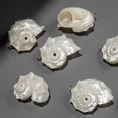 Подвеска из натуральной ракушки, 33,5*23,5мм